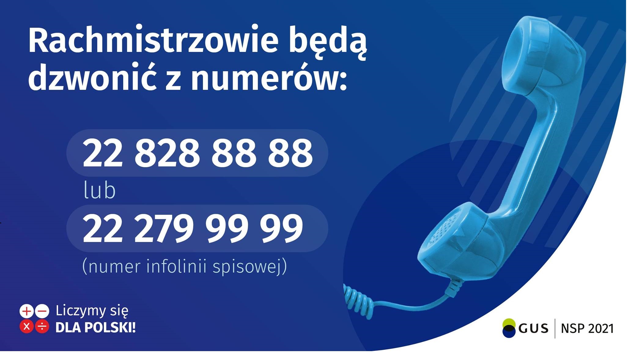 Rachmistrzowie będą dzwonić z numerów